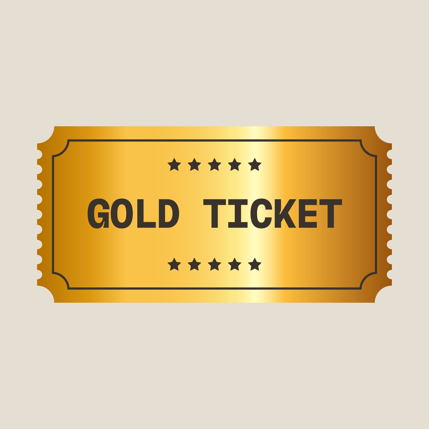 π Gold Ticket (100% off)