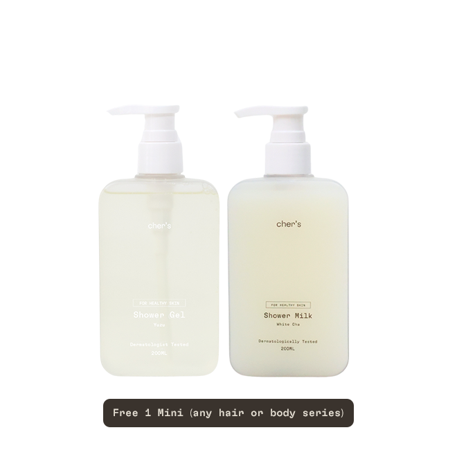 Shower Gel & Shower Milk (Free 1 Mini)